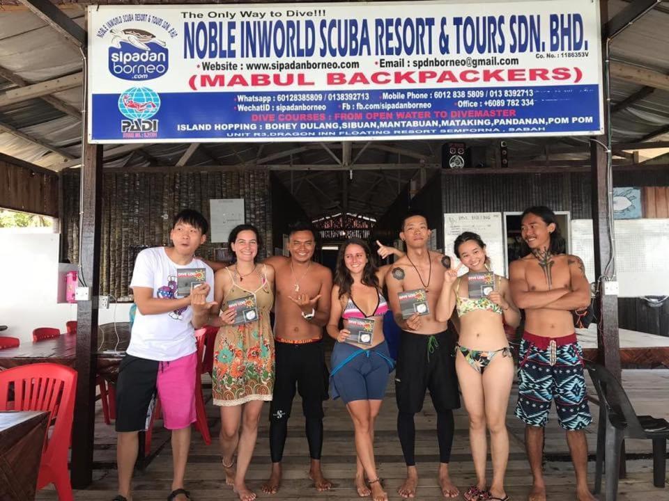 Апартаменты Mabul Backpackers Mabul Island Экстерьер фото